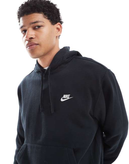Nike Club hoodie in black , 2 of 4