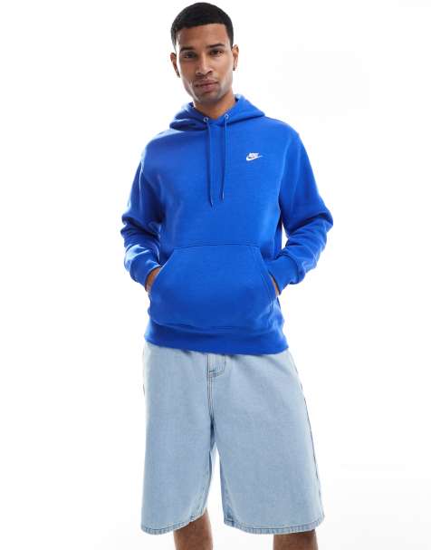 Nike Club - Hoodie in blauw - view 1