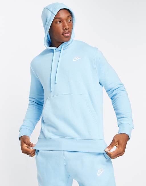 Nike Club hoodie in blue