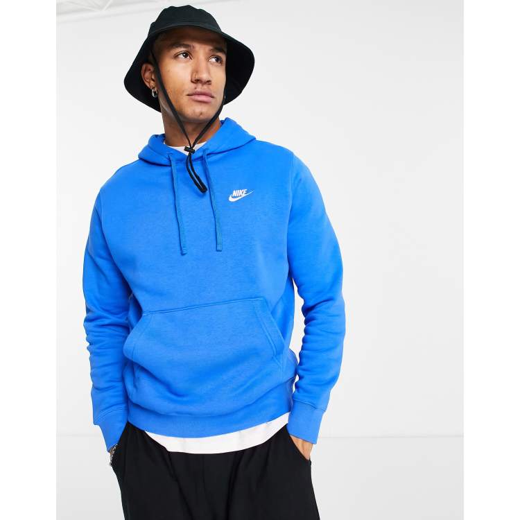 Nike Club hoodie in blue ASOS