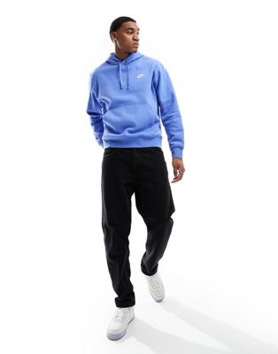 Nike Club hoodie in blue - ASOS Price Checker