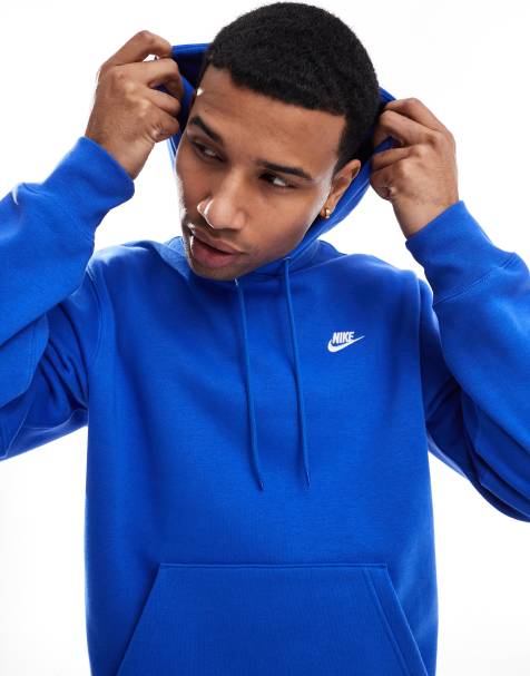 Nike Club hoodie in blue - view 1