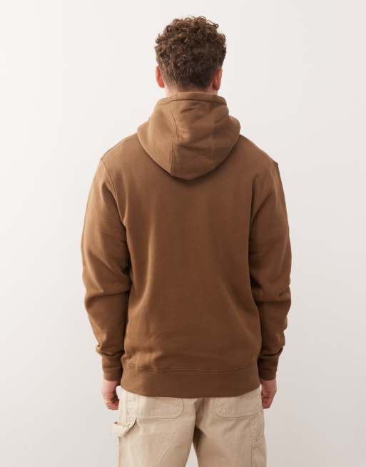Nike Club hoodie in brown, 3 of 5