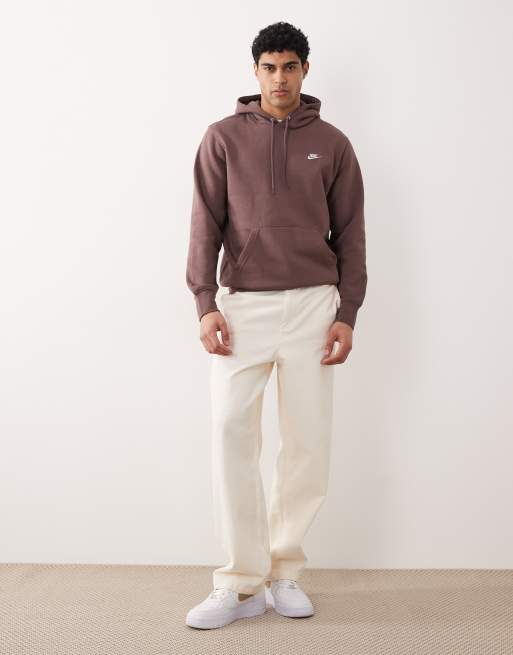 Nike Club hoodie in brown, 2 of 5
