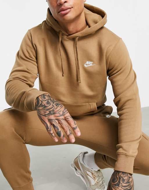 nike brown hoodie