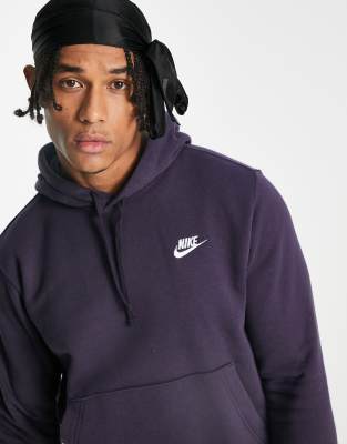 Nike Club hoodie in cave purple