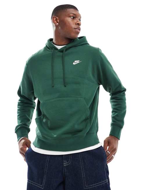 Army green nike hoodie best sale