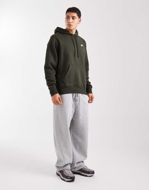 Nike Club hoodie in dark green | ASOS