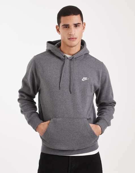 Nike Club hoodie in dark grey - view 1