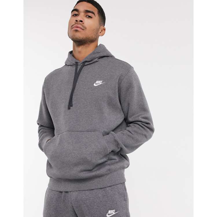 Nike Club hoodie in dark grey