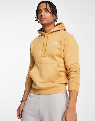 Nike Club hoodie in elemental gold