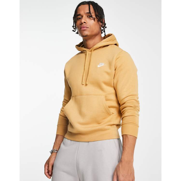 Nike white and outlet gold hoodie