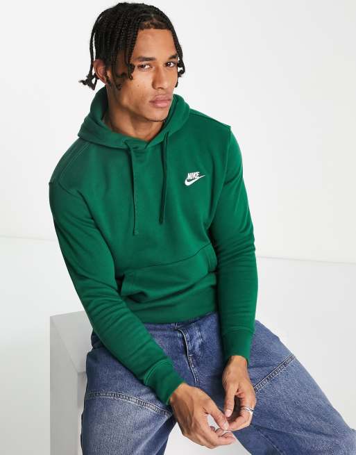 Nike club hoodie vert new arrivals