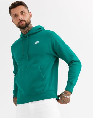 teal green nike hoodie