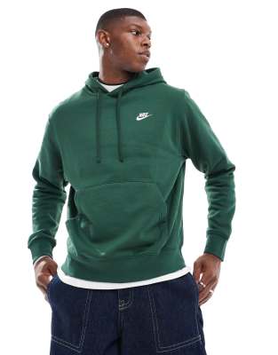 Nike Club Hoodie In Green