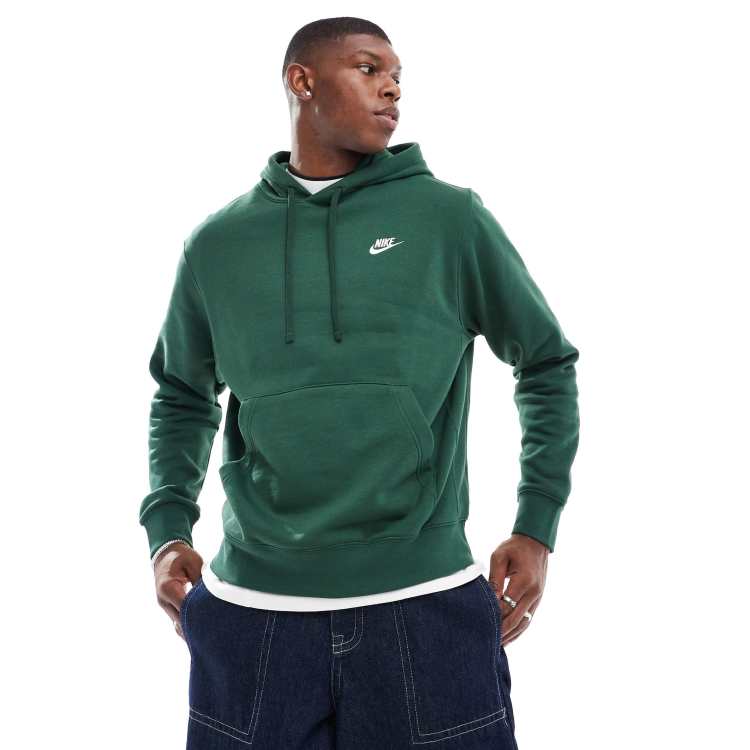 Nike Club hoodie in green | ASOS