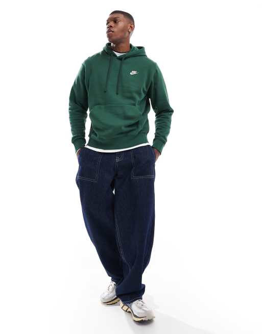 Nike Club hoodie in green