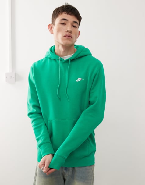 Nike Club hoodie in green - view 1