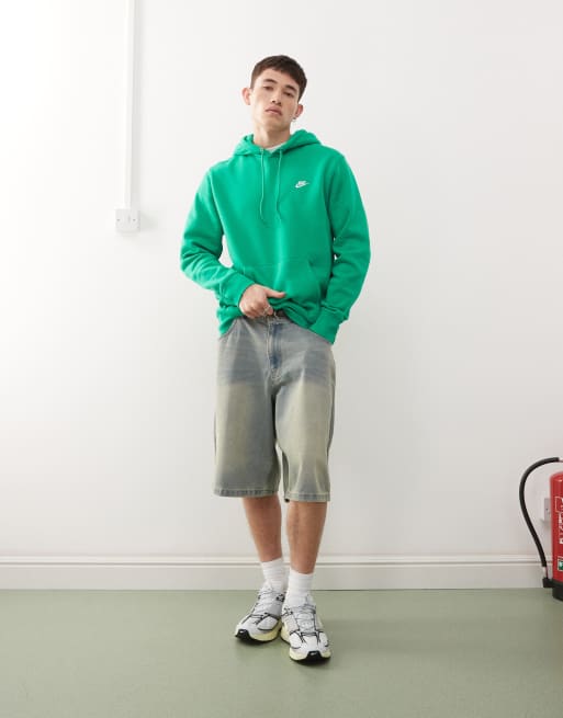 Nike Club hoodie in green, 2 of 4