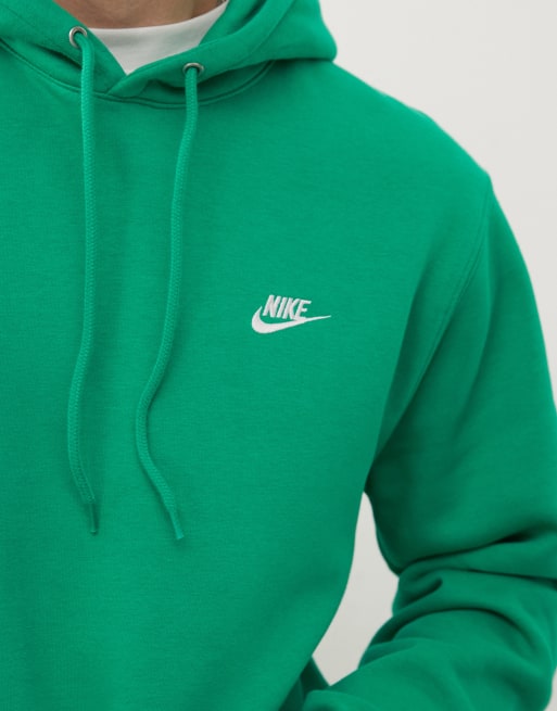 Nike Club hoodie in green, 3 of 4