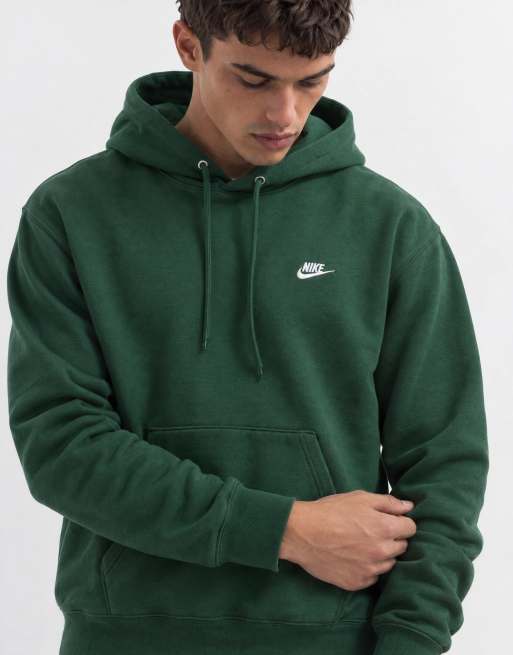 Nike Club hoodie in green, 8 of 8