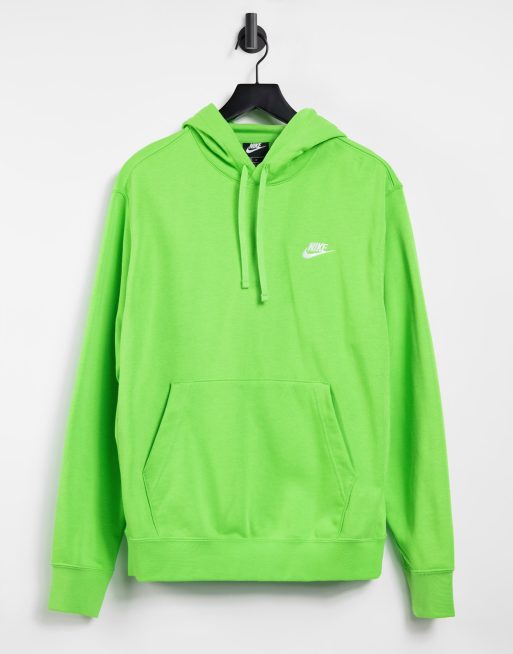 neon green nike sweatshirt