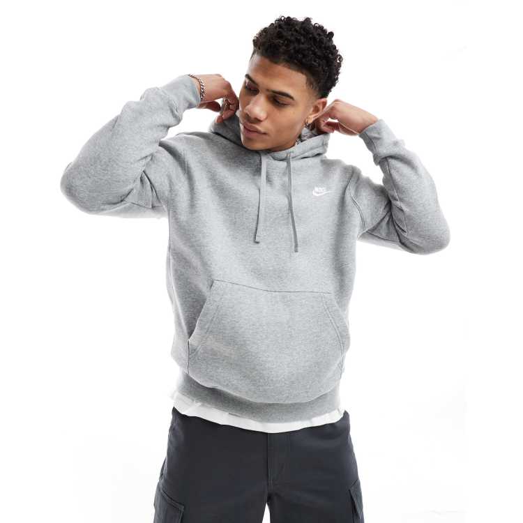 Nike Club hoodie in grey ASOS