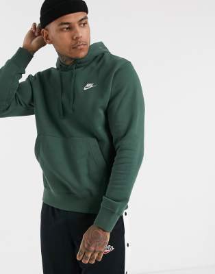 nike club hoodie khaki