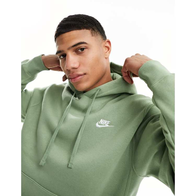 Nike Club hoodie in khaki