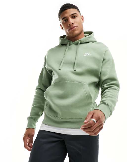 Nike Club hoodie in khaki