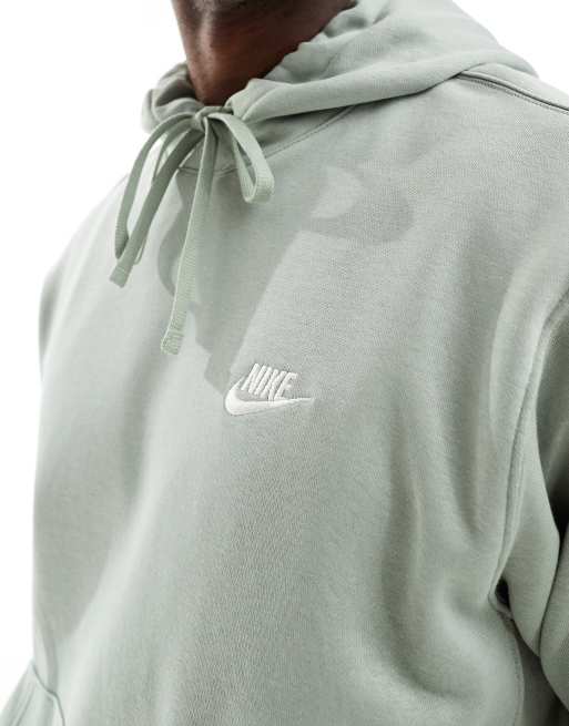 Nike Club hoodie in khaki, 3 of 4
