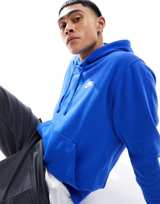 Nike Club Hoodie In Koningsblauw Asos