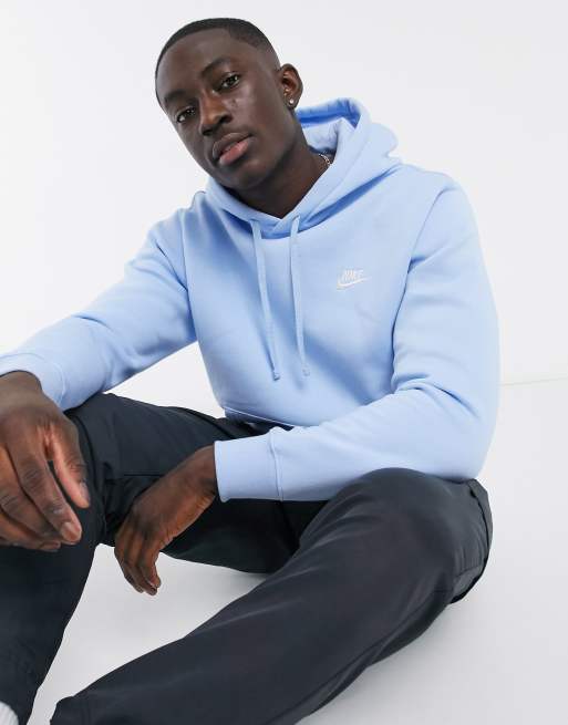 Bezighouden leren Niet meer geldig Nike Club - Hoodie in lichtblauw | ASOS