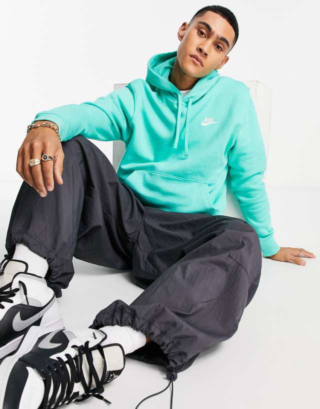 Nike Club hoodie in light menta