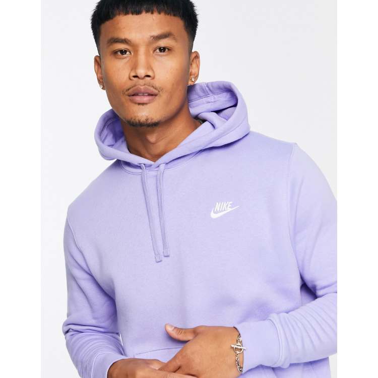 Nike Club hoodie in light thistle | ASOS