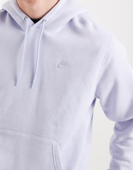 Nike Club hoodie in lilac wash, 5 of 5