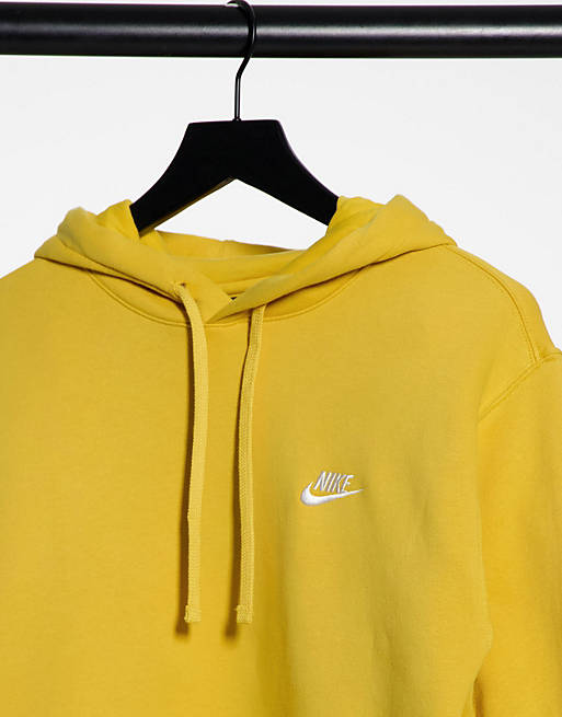 Nike Club hoodie in mustard | ASOS