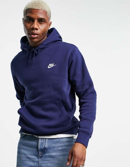 Navy hotsell hoodie nike