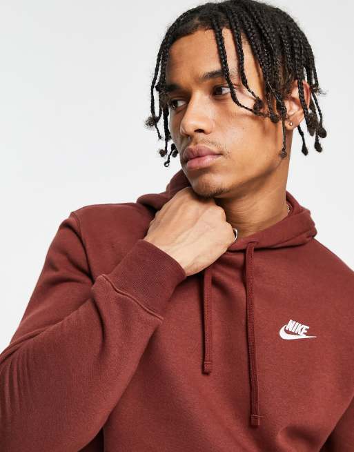 Nike Club hoodie oxen | ASOS