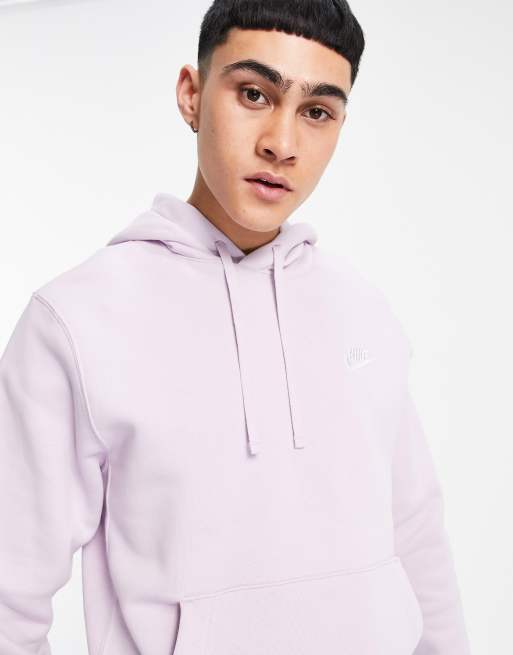 Nike Club hoodie in pale purple