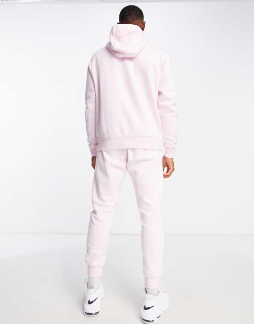 Nike pink foam discount hoodie