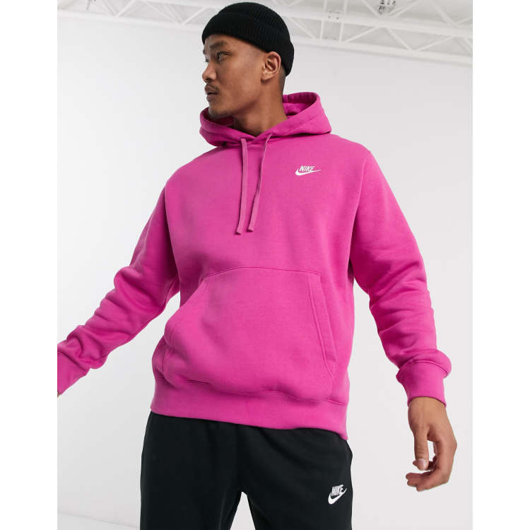 Nike Club hoodie in pink