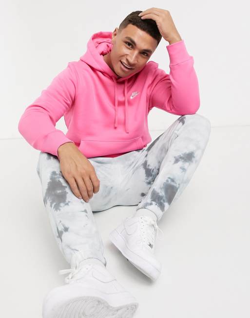 Nike Club hoodie in pink