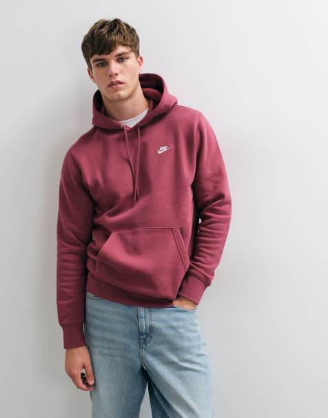 Nike Club hoodie in pink - view 1