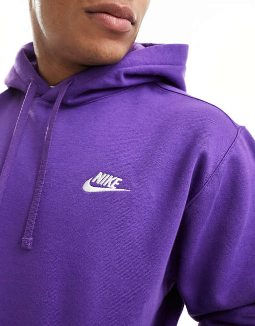 Nike Sportswear Club Fleece Hoodie Purple