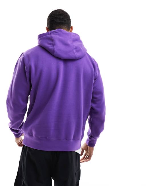 Nike Club hoodie in purple ASOS