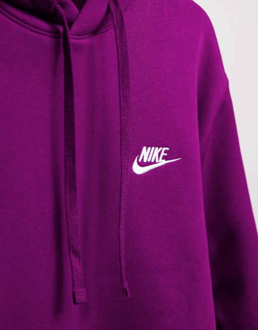 Dark purple store nike hoodie