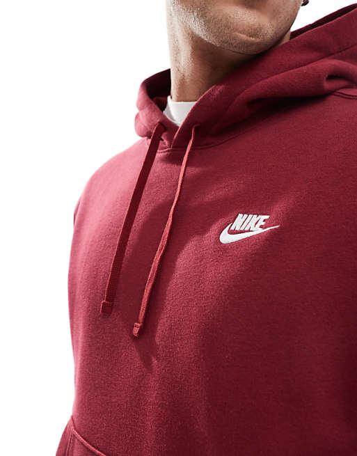 Nike Club Hoodie In Red | ASOS Nike Club Hoodie In Red | ASOS