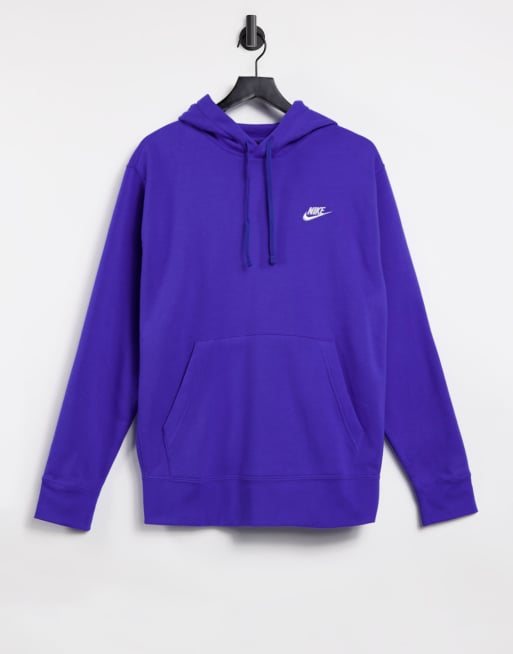 Nike Club hoodie in royal blue