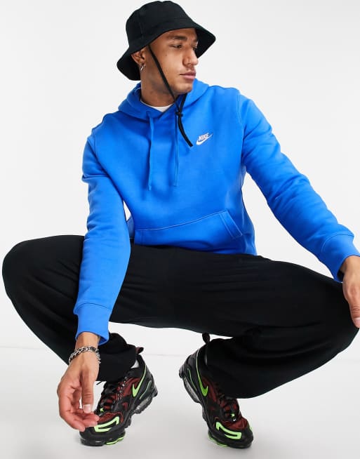 Nike Sportswear Men's Club Fleece Pullover Hoodie, Signal Blue